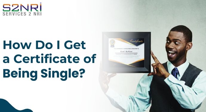 Certioficate of being single